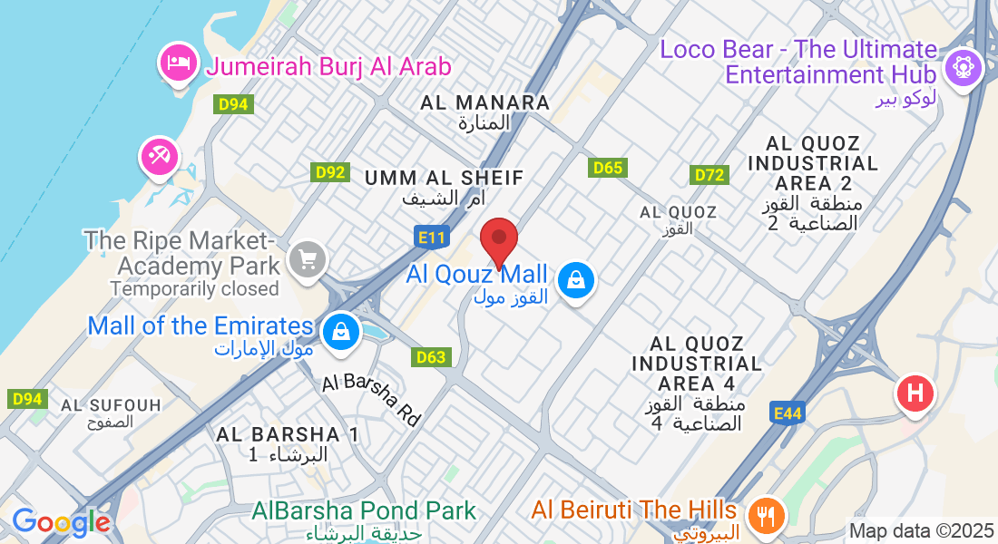 19 D Street, Opposite Dubai Driving center Gate 2, Al Quoz Ind Area 3, Dubai, United Arab Emirates, PO Box - Dubai - القوز - منطقة القوز الصناعية 3 - دبي - United Arab Emirates