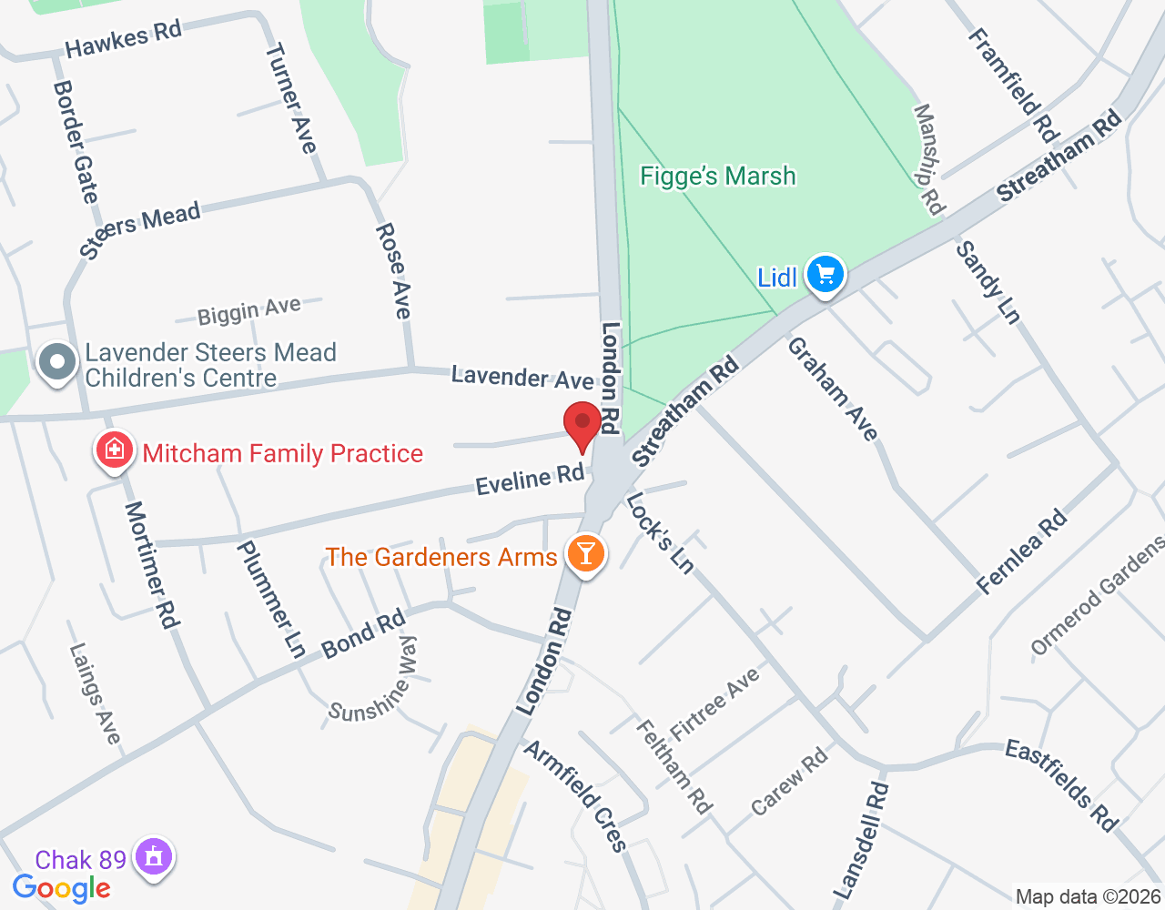 160 London Rd, Mitcham CR4 3LD, UK