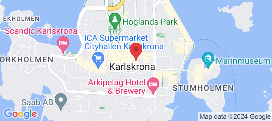 Norra Smedjegatan 2, 371 33 Karlskrona, Sverige