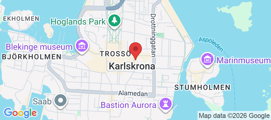 Norra Smedjegatan 2, 371 33 Karlskrona, Sverige