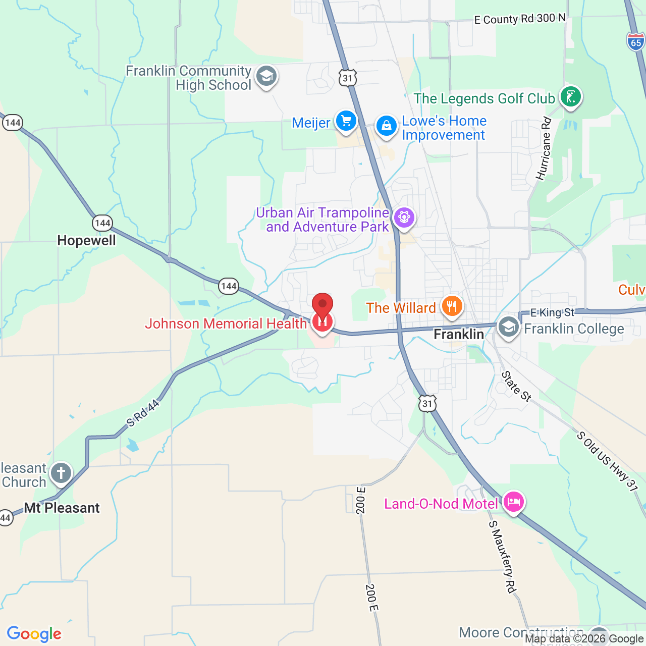 1130 W Jefferson St Suite B & C, Franklin, IN 46131, USA