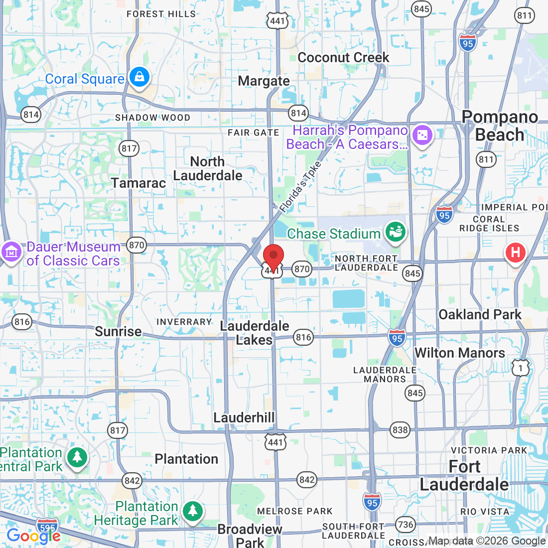 4850 N State Rd 7 G111, Lauderdale Lakes, FL 33319, USA