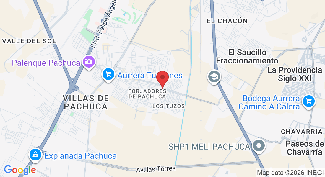 Rto. Ébano 126, El Roble, 42185 Pachuca de Soto, Hgo., México