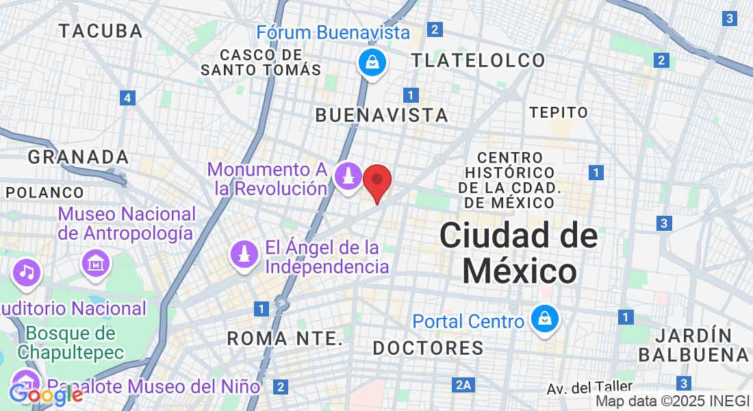 Av. P.º de la Reforma 1, Tabacalera, Cuauhtémoc, 06030 Ciudad de México, CDMX, México
