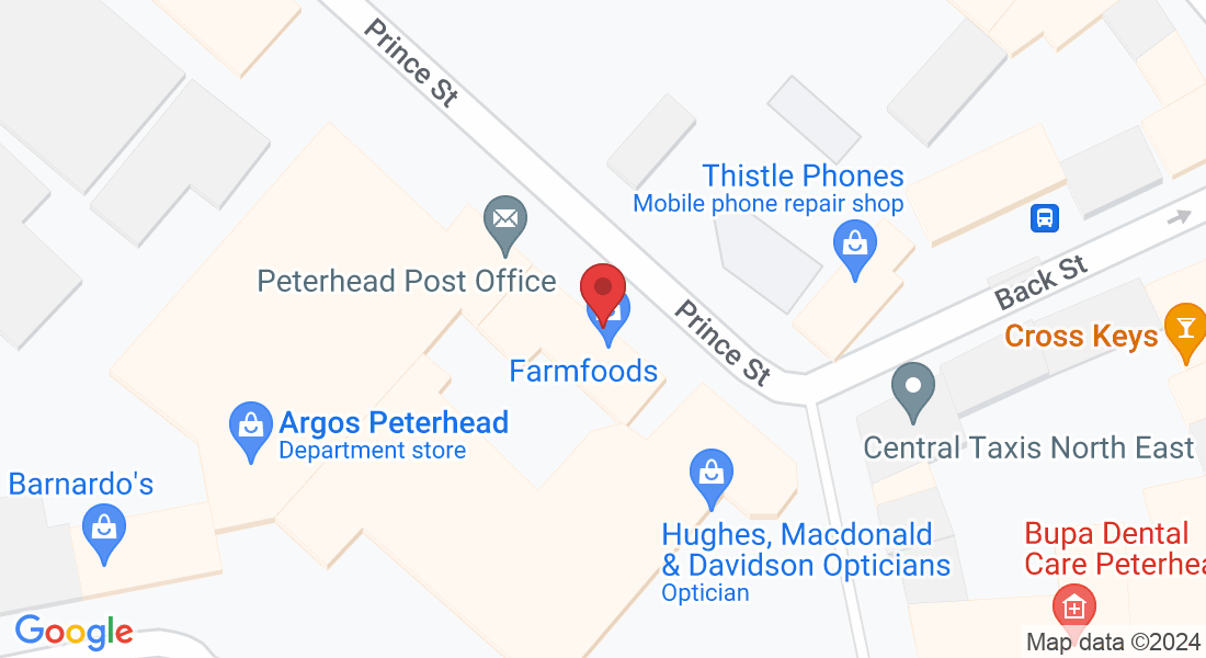 3, 5 Prince St, Peterhead AB42 1PL, UK
