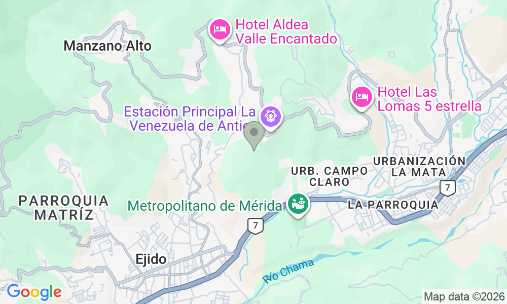 Parroquia Montalbán, Ejido 5101, Mérida, Venezuela