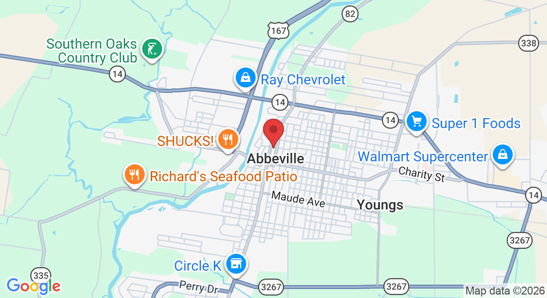 106 E Vermilion St, Abbeville, LA 70510, USA