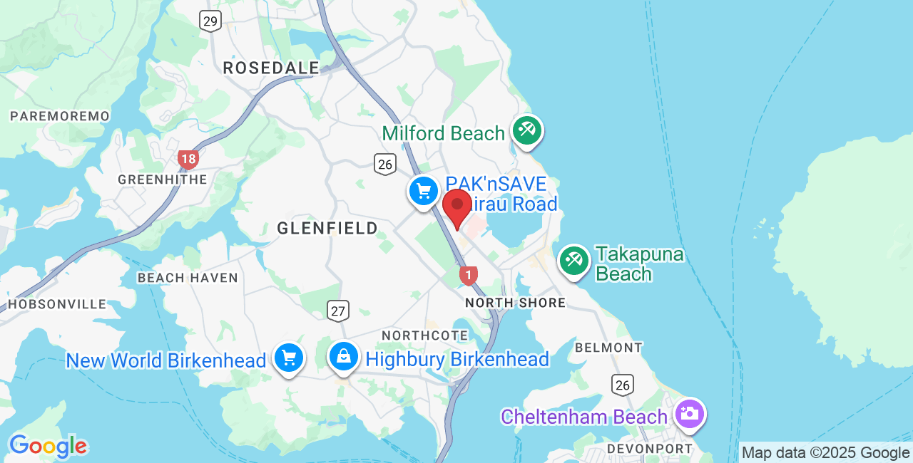 2 Wairau Road, Takapuna, Auckland 0627, New Zealand