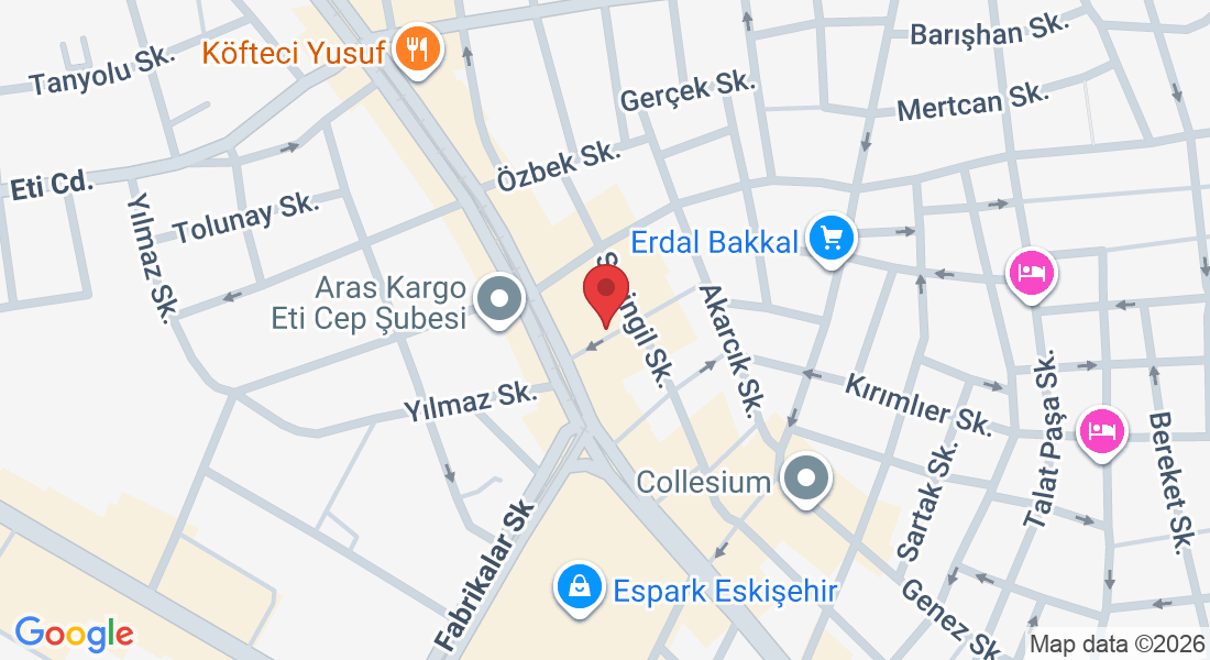 Yenibağlar, Aşçı Sk. No:5, 26170 Tepebaşı/Eskişehir, Türkiye