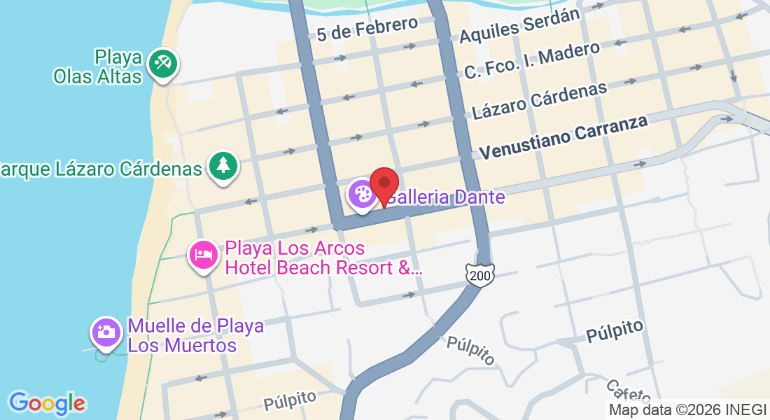 Basilio Badillo 287, Zona Romántica, Emiliano Zapata, 48380 Puerto Vallarta, Jal., Mexico