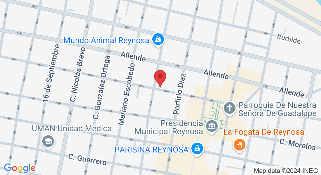 C. Zaragoza 430, 88500 Reynosa, Tamps., México