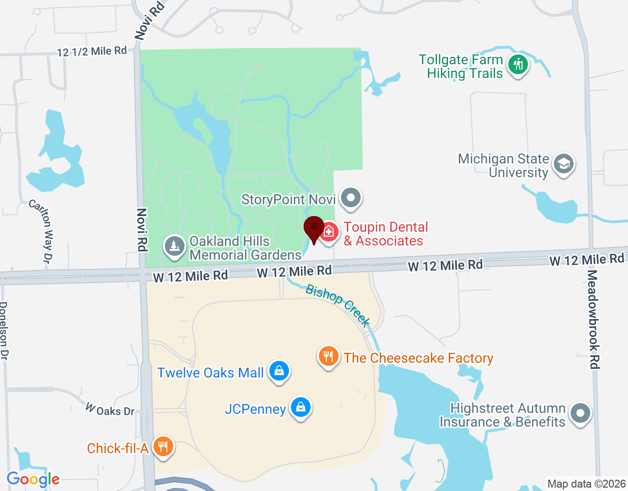 42450 W 12 Mile Rd #205, Novi, MI 48377, USA