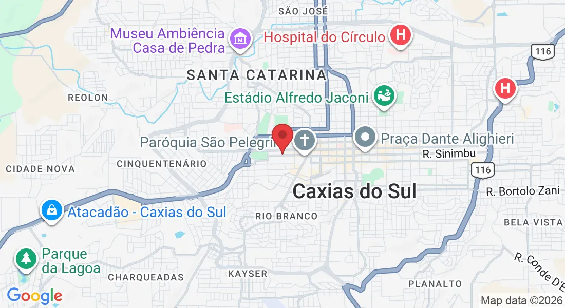 Av. Itália, 417 - São Pelegrino, Caxias do Sul - RS, 95010-040, Brasil