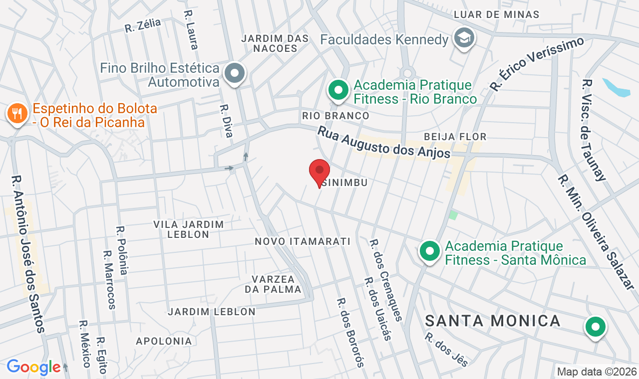 R. dos Bororós, 1283 - Santa Monica, Belo Horizonte - MG, 31530-290, Brasil