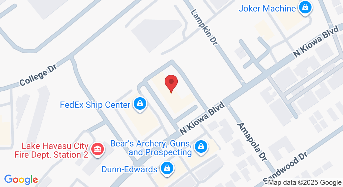 2175 N Kiowa Blvd #107, Lake Havasu City, AZ 86403, USA