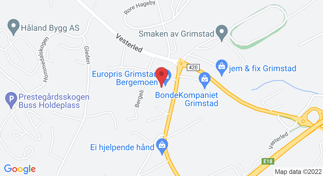 Bergemoveien 45, 4886 Grimstad, Norway