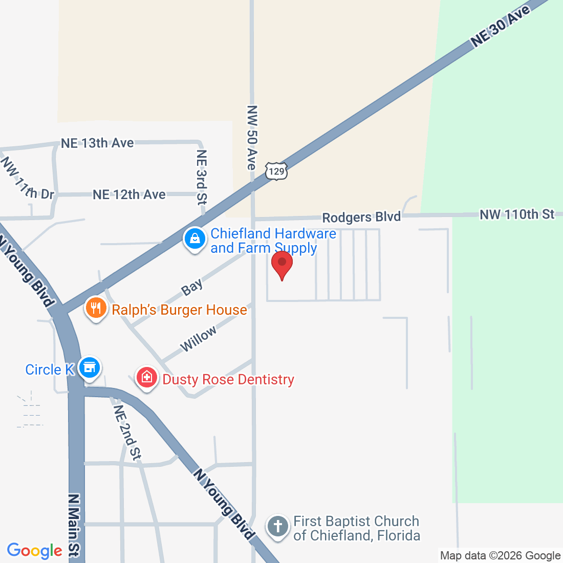 1043 NE 4th St, Chiefland, FL 32626, USA
