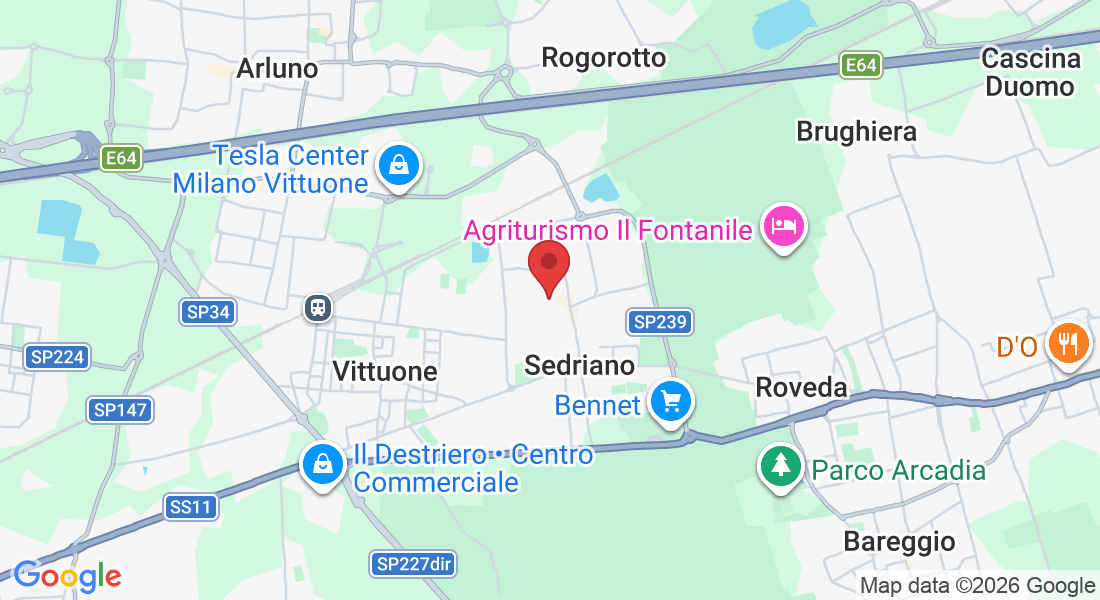 Via Giuseppe Mazzini, 16, 20018 Sedriano MI, Italia