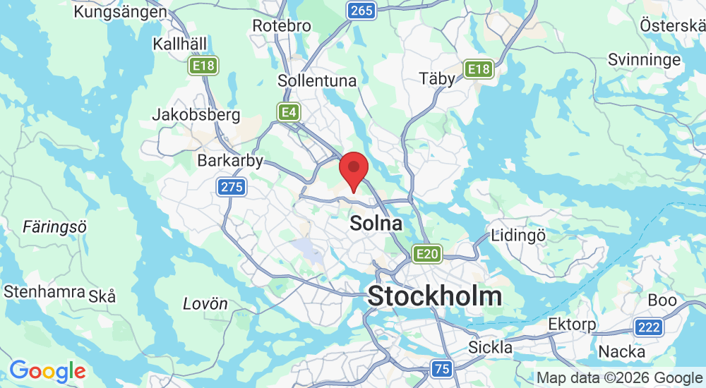 Järva Skjutbaneväg 46C, 170 60 Solna, Sverige