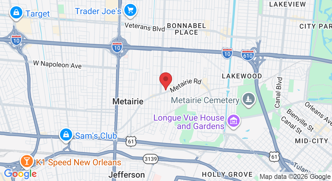1623 Metairie Rd, Metairie, LA 70005, USA
