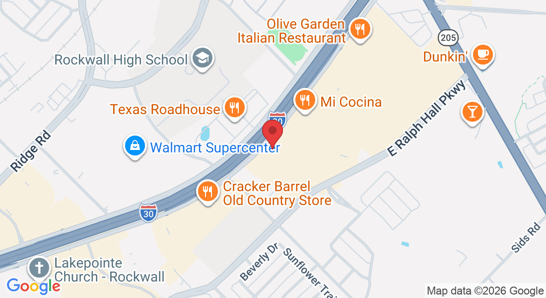 919 E Interstate 30 #101, Rockwall, TX 75032, USA