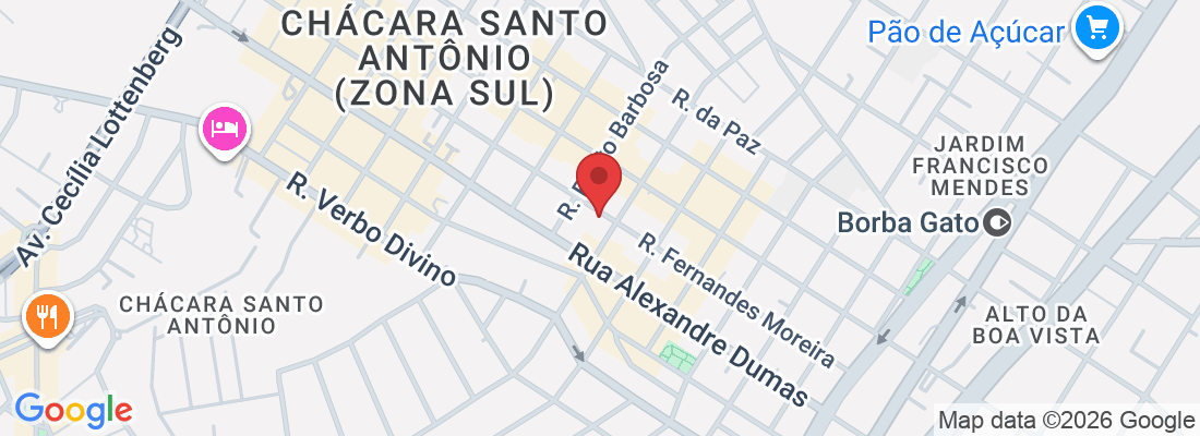 R. Fernandes Moreira, 599 - Chácara Santo Antônio (Zona Sul), São Paulo - SP, 04716-001, Brasil