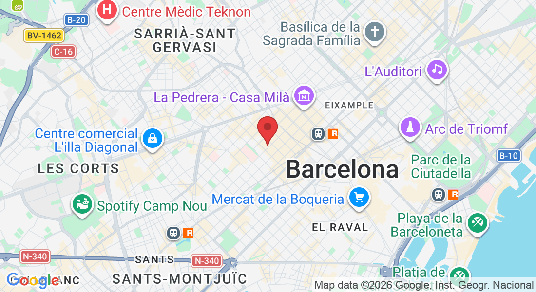 Carrer de Provença, 171, Eixample, 08036 Barcelona, Spain