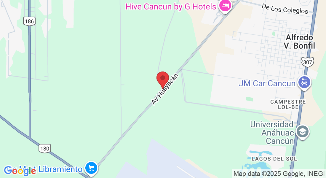 34G7+5VX, Cancún, Quintana Roo, México