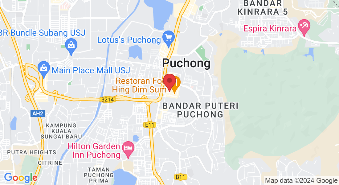 36-3, Jalan Puteri 2/5, Bandar Puteri, 47100 Puchong, Selangor, Malaysia