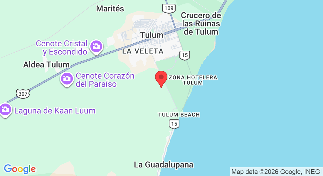 C. 37 Pte. Supermanzana 15 Manzana 293, 77765 Tulum, Q.R., Mexico