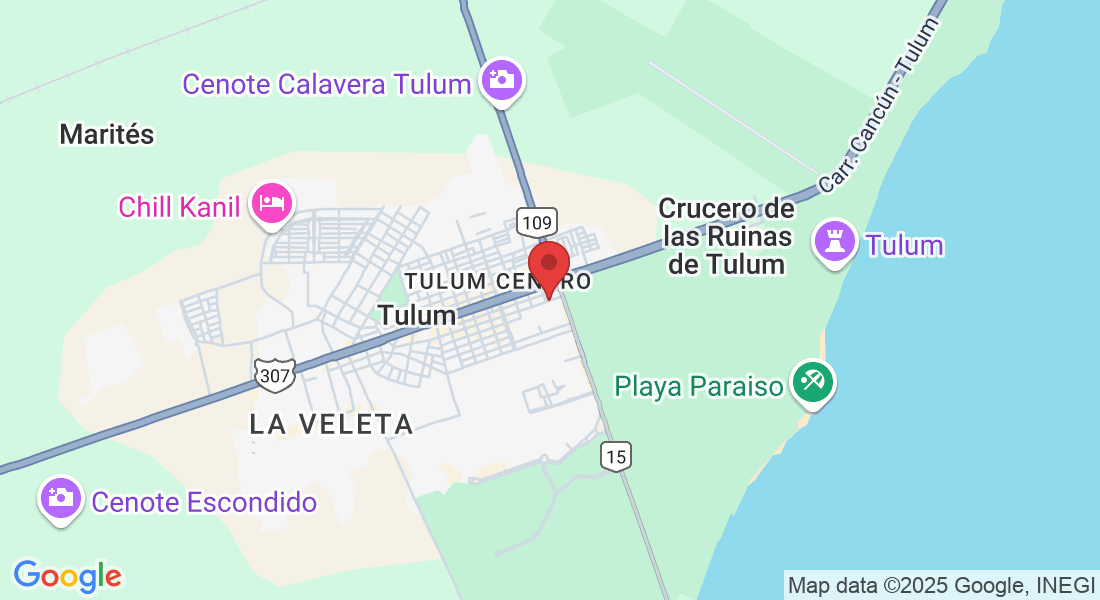 Calle Sol Ote., Tulum Centro, Col Huracanes, 77760 Tulum, Q.R., México