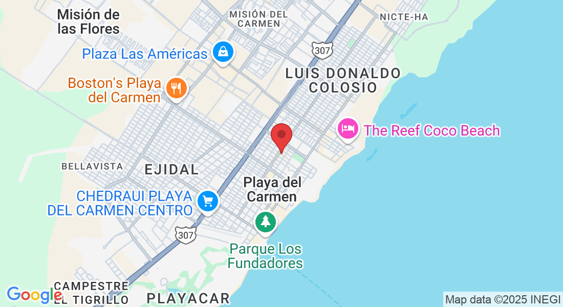 Calle 28 Nte 207, Gonzalo Guerrero, 77720 Playa del Carmen, Q.R., México