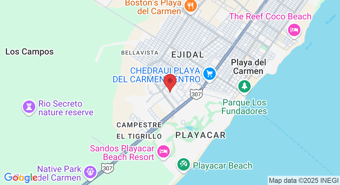 C. Diag. 80 Sur 202, Ejidal, 77712 Playa del Carmen, Q.R., México
