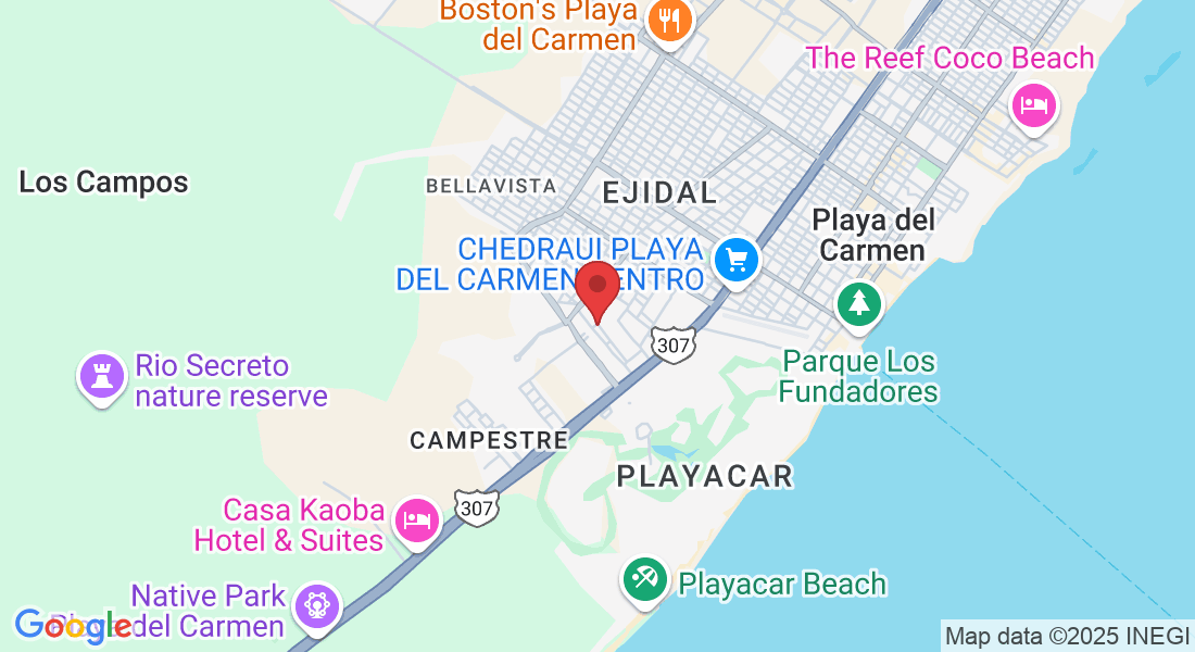C. Diag. 80 Sur 202, Ejidal, 77712 Playa del Carmen, Q.R., México