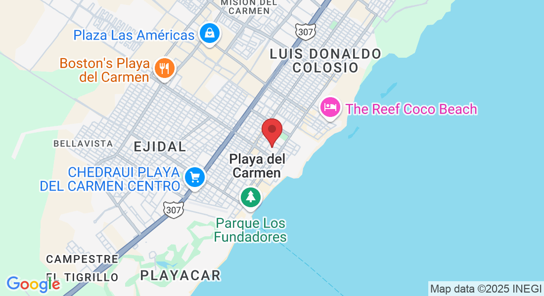Cto. 15 LB, Quintas del Carmen, Gonzalo Guerrero, 77720 Playa del Carmen, Q.R., México