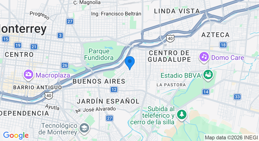 Jalapa 349, Paraíso, 67140 Monterrey, N.L., Mexico