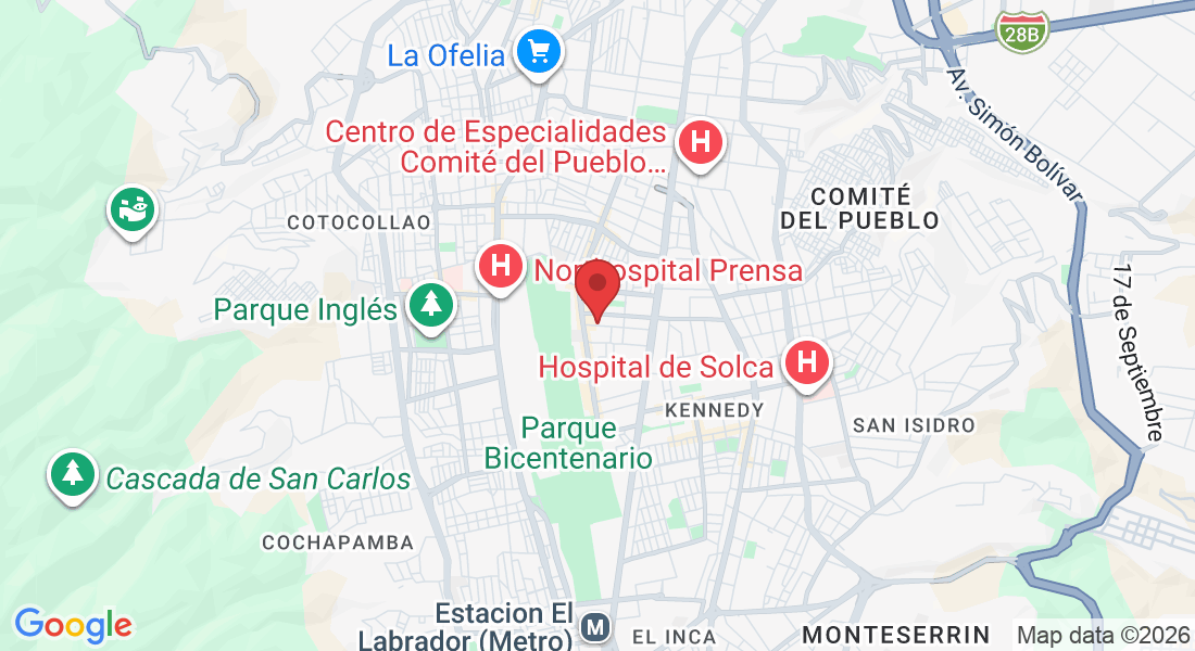 Nicolás Joaquín de Arteta &, 170138 Quito, Ecuador