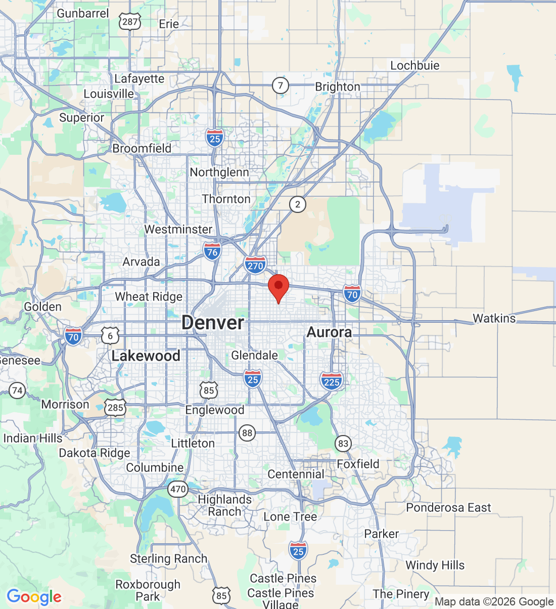 7352 E 29th Ave, Denver, CO 80238, USA