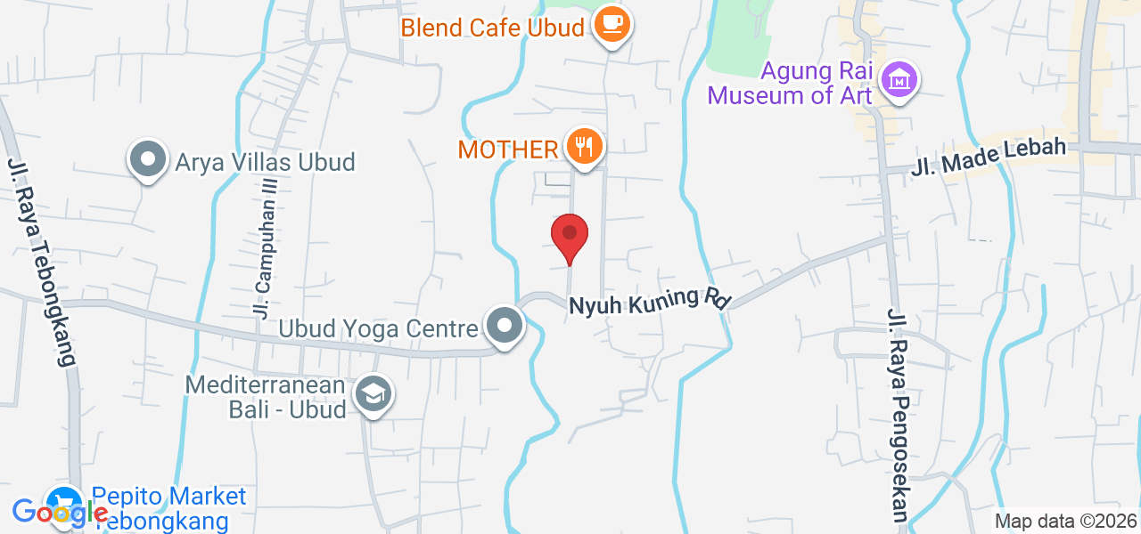 Jl. Nyuh Bulan, Mas, Kecamatan Ubud, Kabupaten Gianyar, Bali, Indonesia