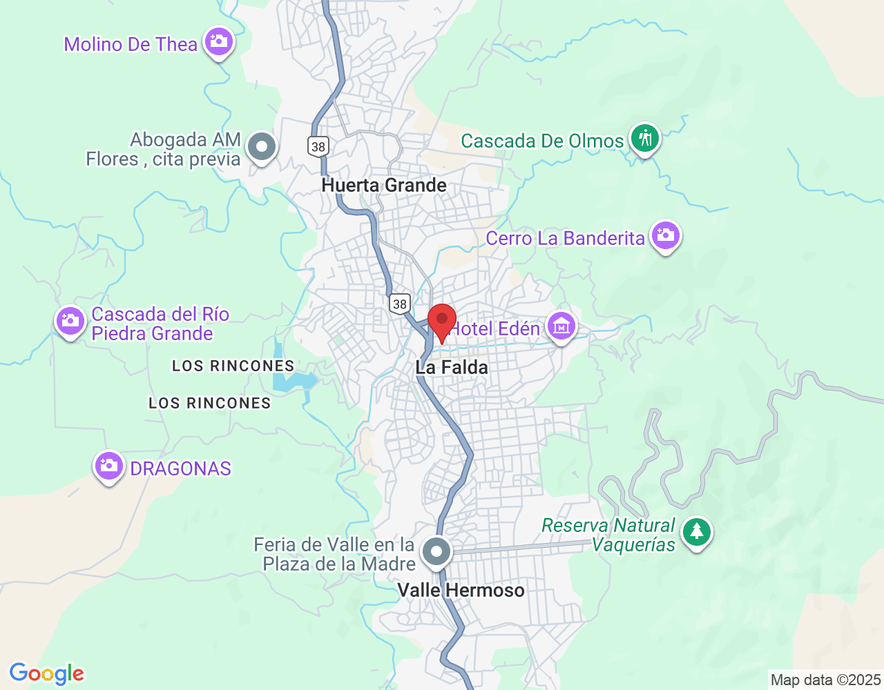 25 de Mayo 221, X5172 La Falda, Córdoba, Argentina