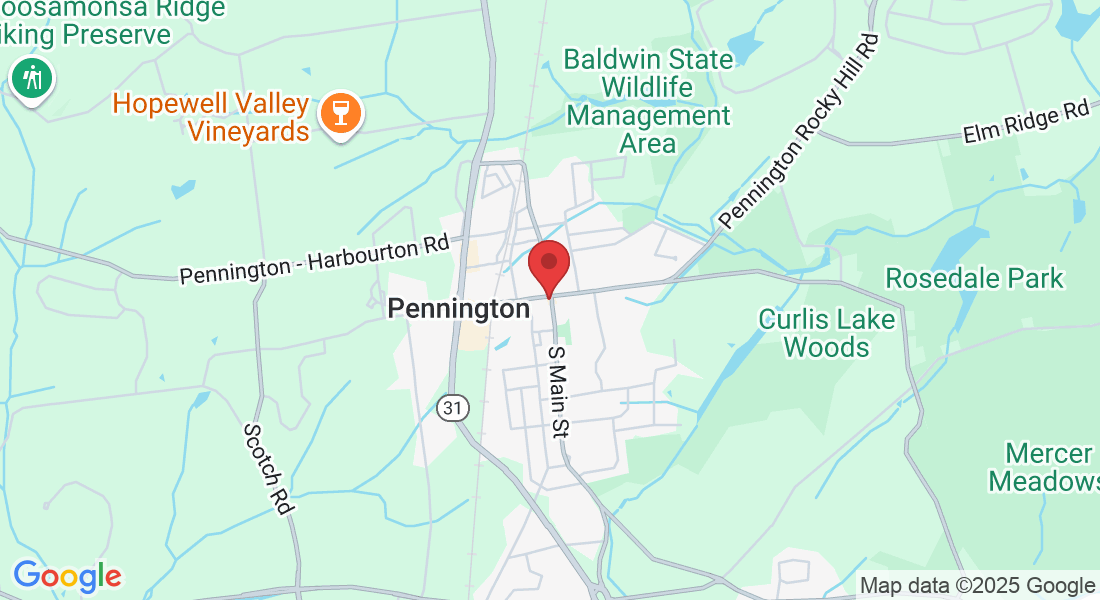 2 S Main St, Pennington, NJ 08534, USA