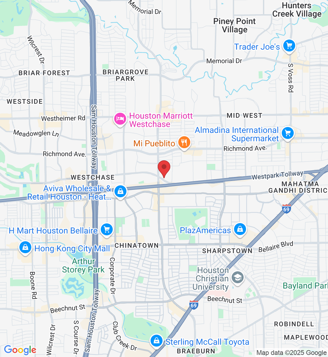 9950 Westpark Dr #308, Houston, TX 77063, USA