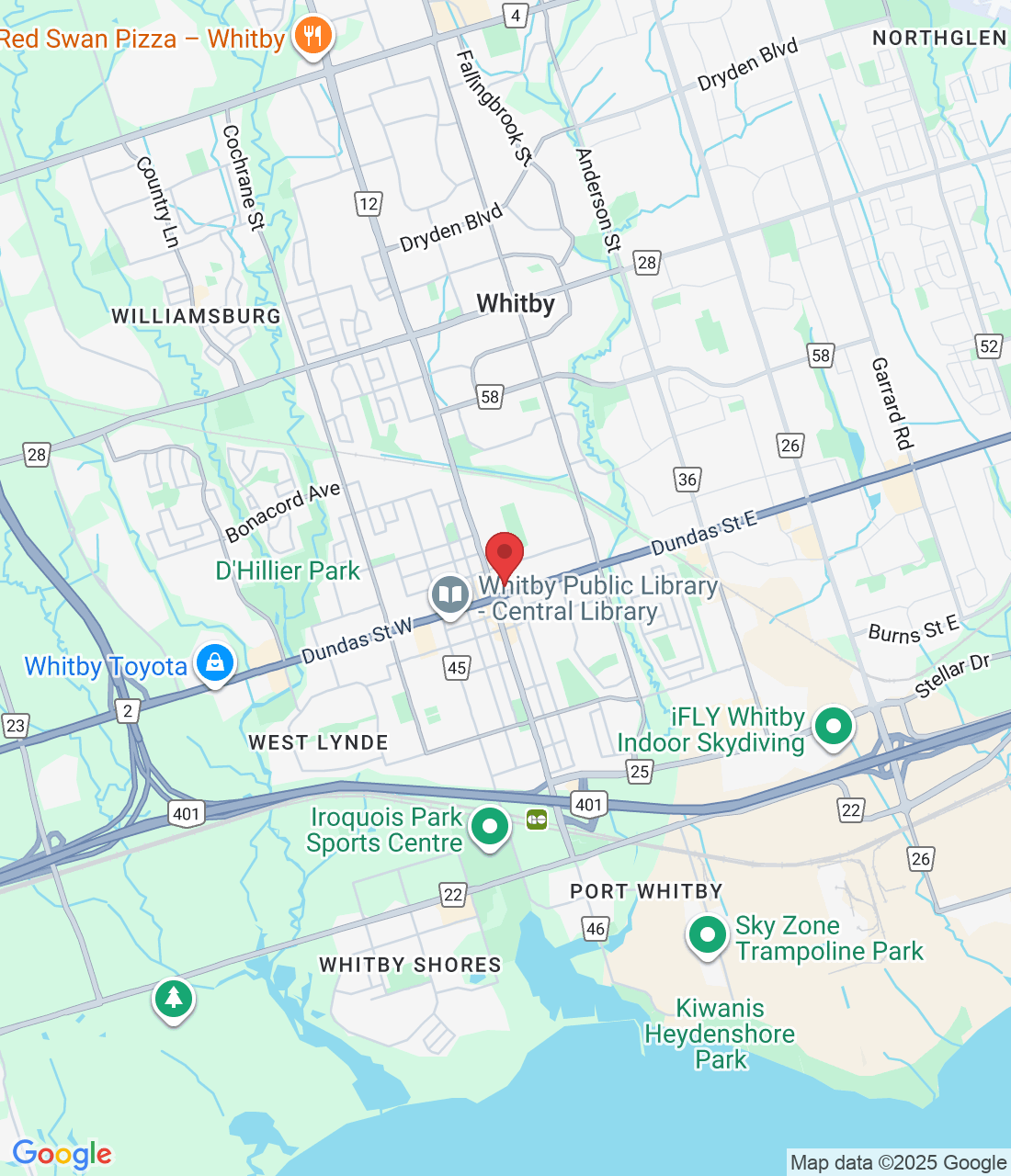 114 Dundas St E #201, Whitby, ON L1N 2H7, Canada