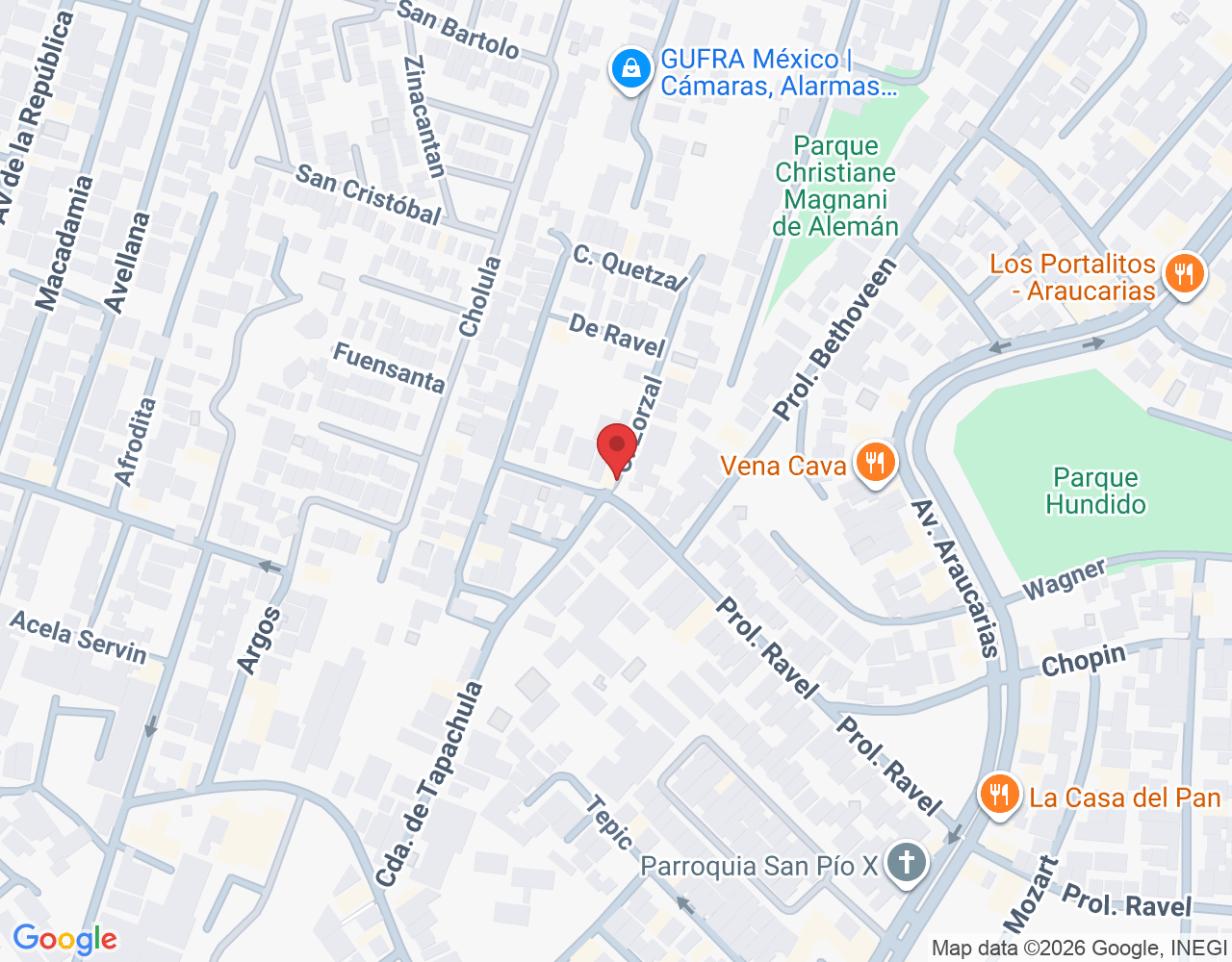 C. Zorzal, Jardines de Bambu, 91184 Xalapa-Enríquez, Ver., Mexico
