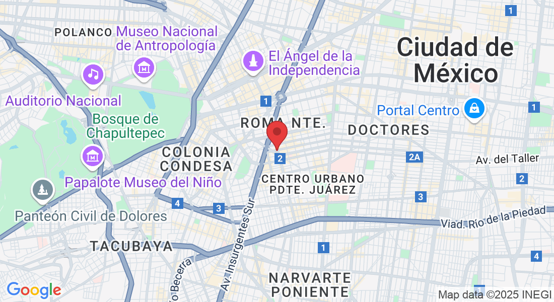 Monterrey 159, Roma Nte., Cuauhtémoc, 06700 Ciudad de México, CDMX, México