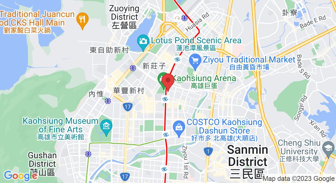 No. 600-1號, Bo-ai 2nd Rd, Zuoying District, Kaohsiung City, Taiwan 813