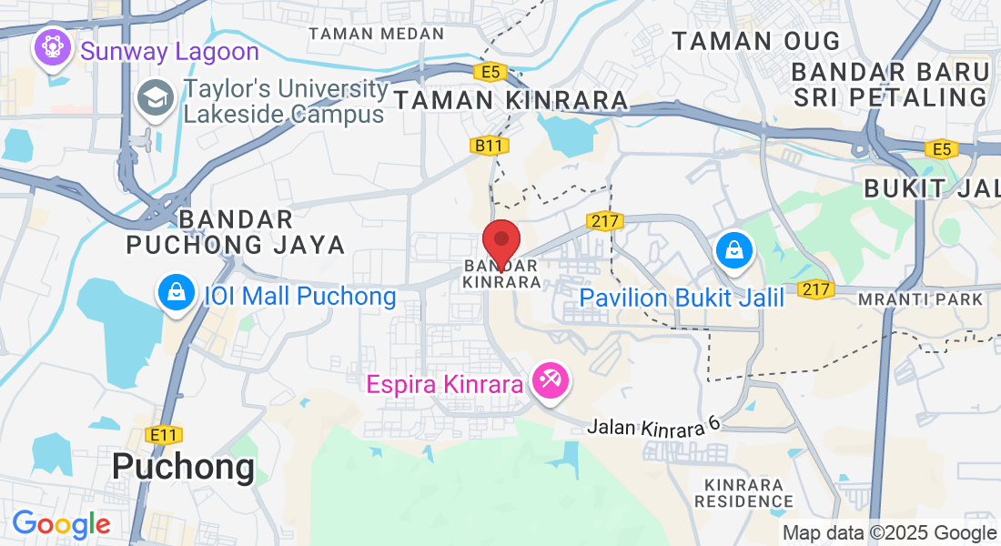 Bandar Kinrara, 47180 Puchong, Selangor, Malaysia