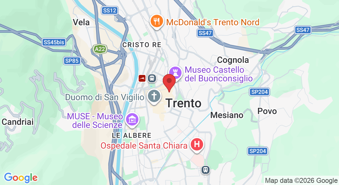 Vicolo della Contrada Tedesca, 9, 38122 Trento TN, Italia