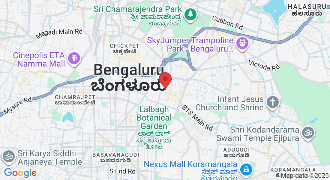 No.221, Ground Floor, 4th Cross Road, Lal Bagh Main Rd, K.S. Garden, Raja Ram Mohanroy Extension, Sudhama Nagar, Bengaluru, Karnataka 560027, India