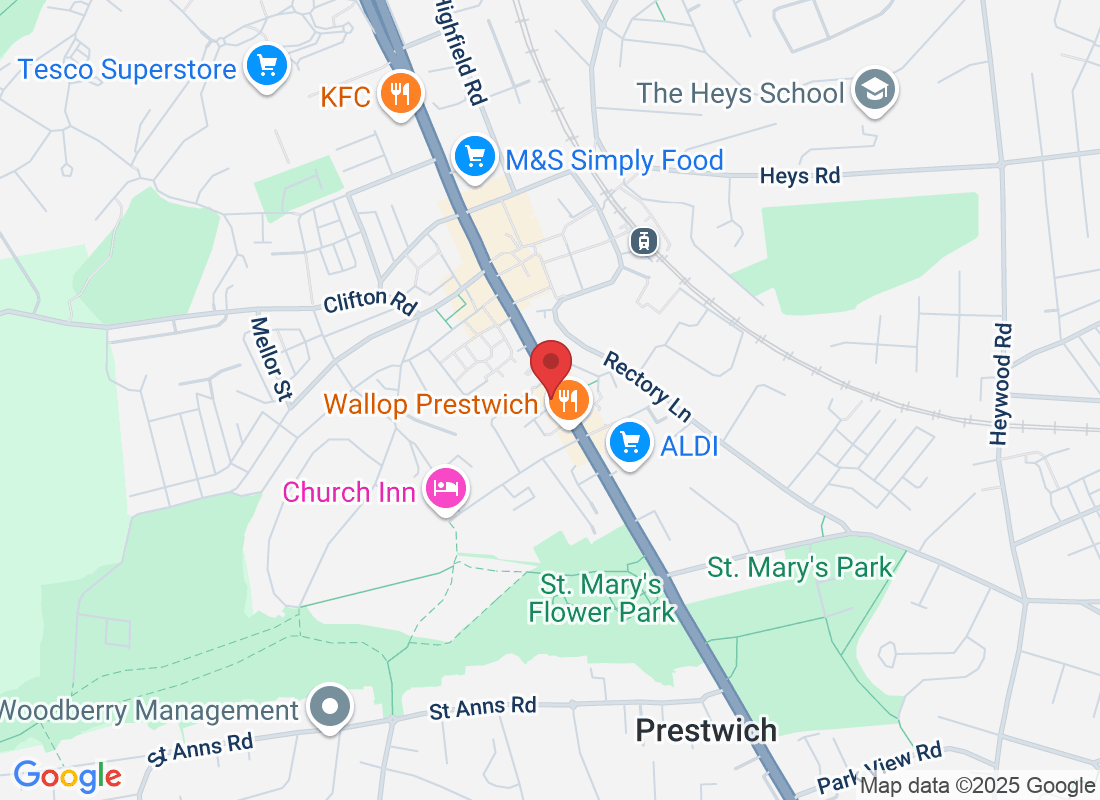 409 Bury New Rd, Prestwich, Manchester M25 1AA, UK